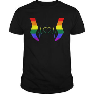 Rainbow Heartbeat Gay And Lesbian Lgbt Shirt
